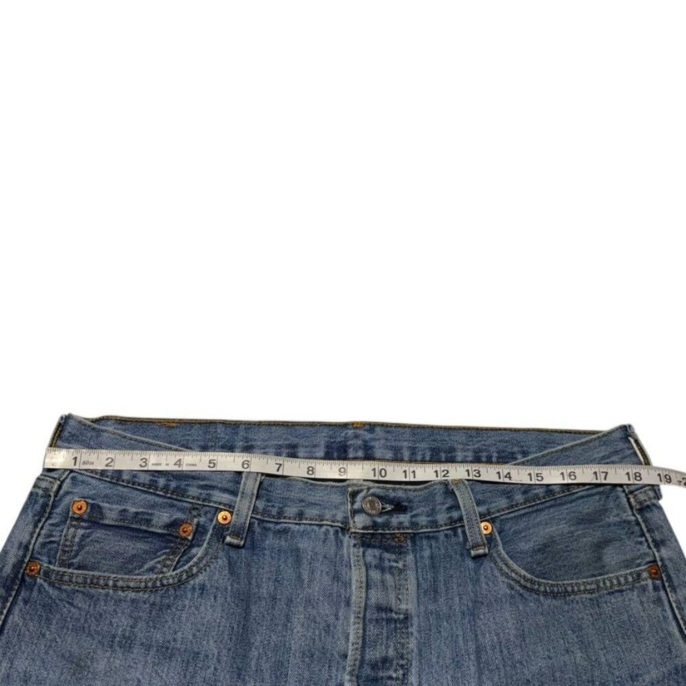Levi's 501 Straight Cut Jeans Blue Size 36 x 29 - Picture 5 of 12